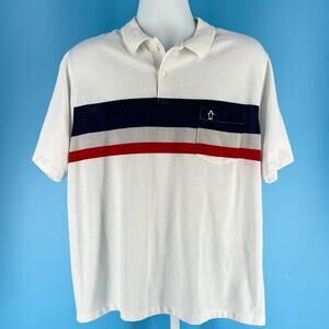 90s Munsingwear chest stripe polo shirt 1990s vintage